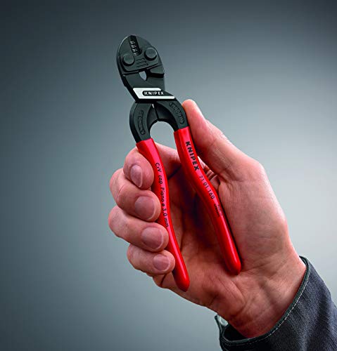 KNIPEX Tools - CoBolt S, Compact Bolt Cutter (7101160), 6-Inch - size: 6 1/4-inch