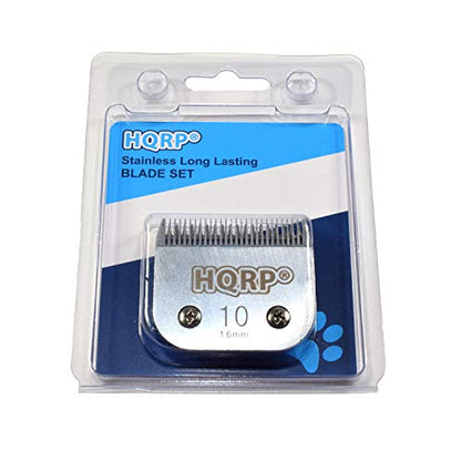 HQRP Animal Clipper Blade Compatible with Oster Size-10 CryogenX Professional 078919-046-005 78919-046 Pet Grooming 76918-126 Classic 76, Star-Teq, Power-Teq Clippers - size: Size-10