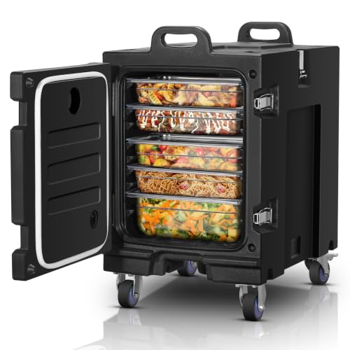 Catering Food Warmer, 82Qt Front Loading Hot Box for Catering for Camping