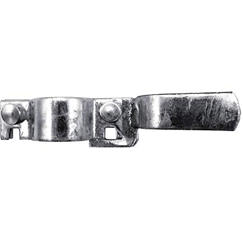1-7/8" x 1-5/8" Chain Link Fence Gate Fork Latch - Galvanized with Padlock Hole - size: 1-7/8"x1-5/8"