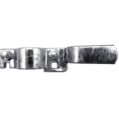 1-7/8" x 4" Chain Link Fence Gate Fork Latch - Fence Gate Latch - Galvanized Fence Gate Latch with Hole for Padlock - size: 1-7/8" x 4"