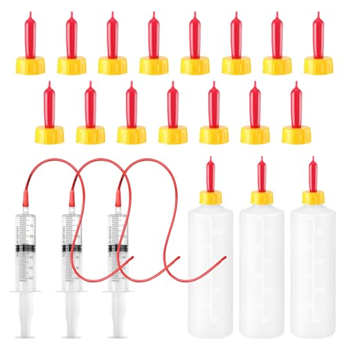 24 Pcs Lamb and Goat Kid Feeding Kit for Puppies Goat Feeding Baby Goats