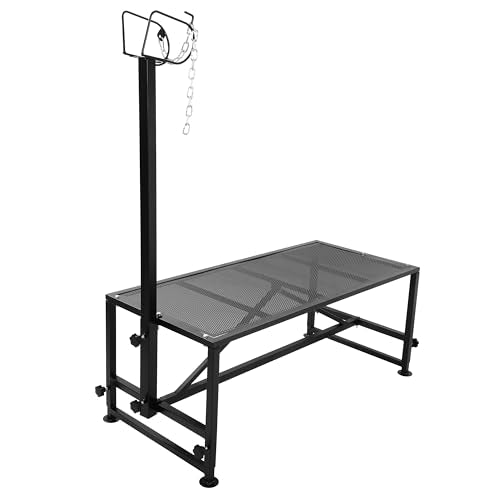 Kojem Milking Stand 51x23 Inches, Livestock Trimming Stand for Goats,