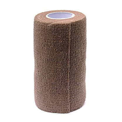 Medique Products 6104 Rip-N-Wrap Elastic Coheasive Wrap, 4" - size: 4-Inch