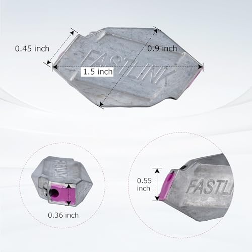 50pcs Small Wire Joiner for Electric Fence Wire, Wire Tensioner Works with 14-10 Gauge Wire, Fence Tools, Wire Tensioning Tool