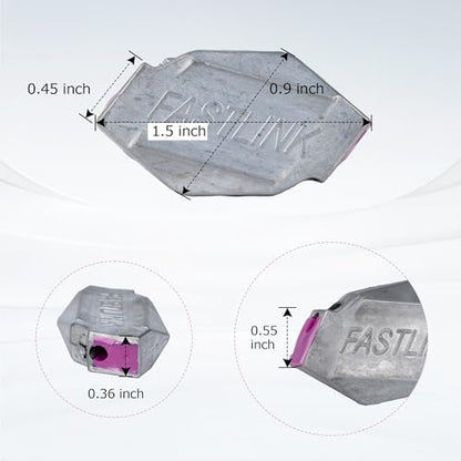 50pcs Small Wire Joiner for Electric Fence Wire, Wire Tensioner Works with 14-10 Gauge Wire, Fence Tools, Wire Tensioning Tool