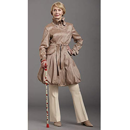 Switch Sticks Folding Walking Cane For Women & Men - color: Poppies