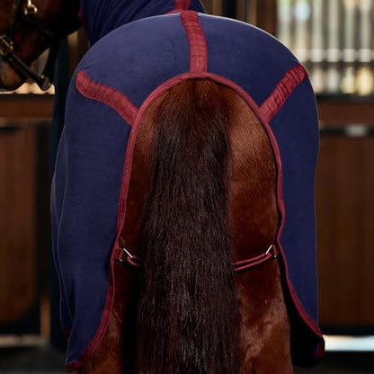 WeatherBeeta Anti-Static Fleece Cooler Combo Neck, Navy/Burgundy, 84" - color: Navy/Burgundy, size: 84"