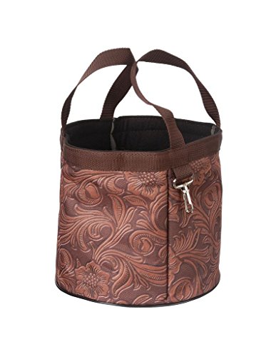 Tough 1 Printed Grooming Caddy Brown Tooled