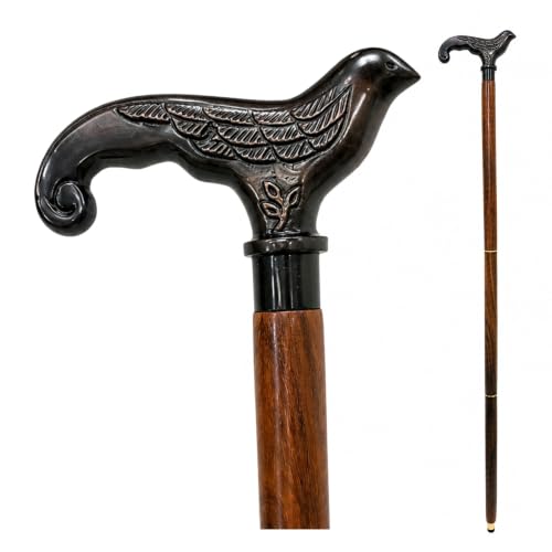 Walking Cane - Handmade,Wooden, Ergonomic, Stylish - Canes for Men, Cane for Women - Elderly Walking Sticks for Seniors, Unique, Wood - style: Tweety