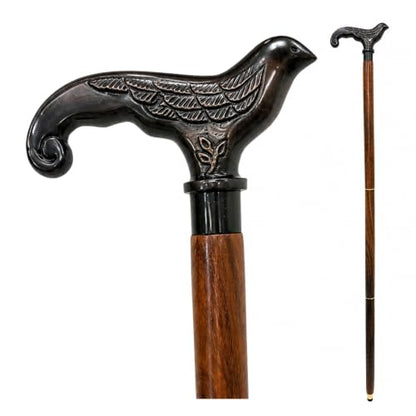 Walking Cane - Handmade,Wooden, Ergonomic, Stylish - Canes for Men, Cane for Women - Elderly Walking Sticks for Seniors, Unique, Wood - style: Tweety