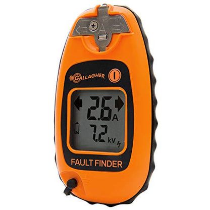 Gallagher Smartfix Fence Volt & Current Meter | Fault Finder for Electric Fencing | Digital Display with Directional Arrows | Measures Voltage, Amperage & Short Location | Saves Time on Repairs