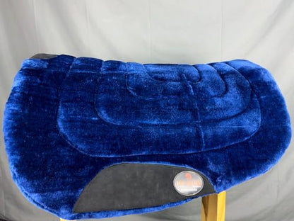 HILASON Western Endurance All Purpose Horse Fleece Saddle Pad - color: Blue
