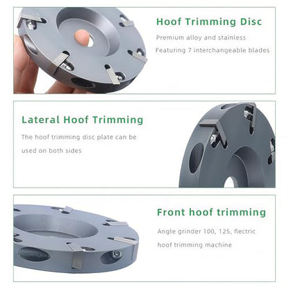 7 Blade Hoof Trimming Disc for 4.5 and 5 Inch Angle Grinders