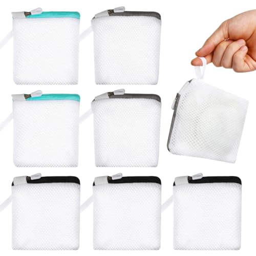 Cabilock 8 Pack Mini Mesh Laundry Bags for Delicates - 4.7" Small Wash Bags