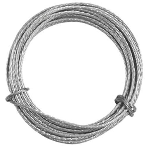 OOK 50114 50-Pound 9-Feet Dura Steel Stainless Steel Hanging Wire - color: Silver, size: 9'