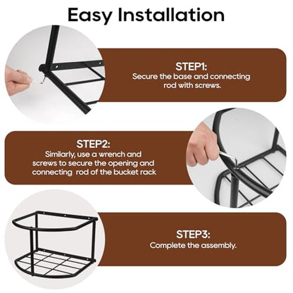 Bucket Holder for Horses Feed,5 Gallon Water