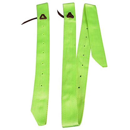 HILASON Nylon Cinch Tie Strap Off Billet Set, 36 Inch - color: Light Green