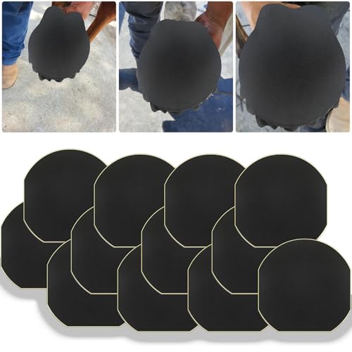 12 Pack Horse Hoof Tape Cotton Sticky Wraps for Hoof Wound Care | Breathable Magic Cushion | Laminitis Abscess Relief | Additional Protection - color: 12 Pcs Horse Hoof Tape