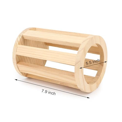 Rabbit Hay Feeder Rack Wooden Food Manger Grass Holder for Small Pets Bunny Chinchilla Guinea Pigs