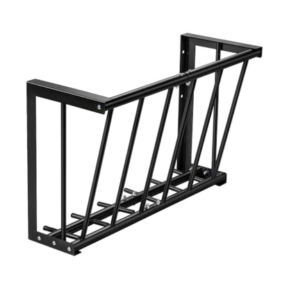 Wall Mounted Hay Feeder Rack &Hanging Blanket Holder，27'' Long Hay Rack Heavy Duty Carbon Steel 16 Gallon Livestock Hay Feeder with Rust Resistant Coating,for Horses,Goats,Sheep in Stable and Farm