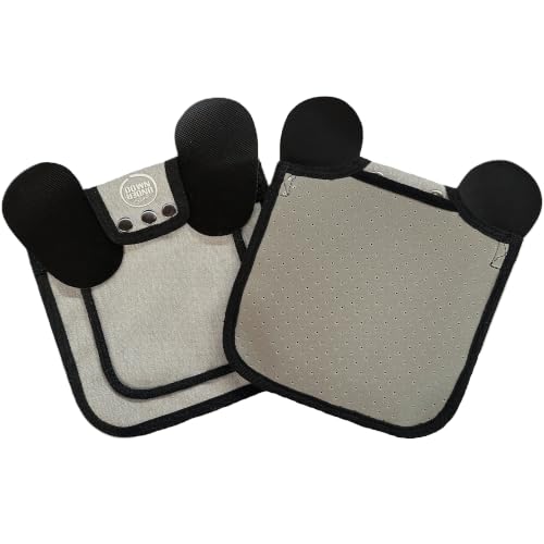 DOWN UNDER OUTDOORS 2 Medium-Large Chicken Saddles (Insulated Light Gray) - color: Insulated Light Grey