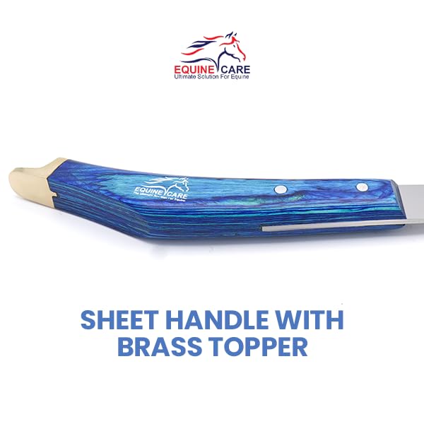 Equine Care Hoof Pick Knife, Left-Handed, 2-in-1 Farrier Tool for Horses