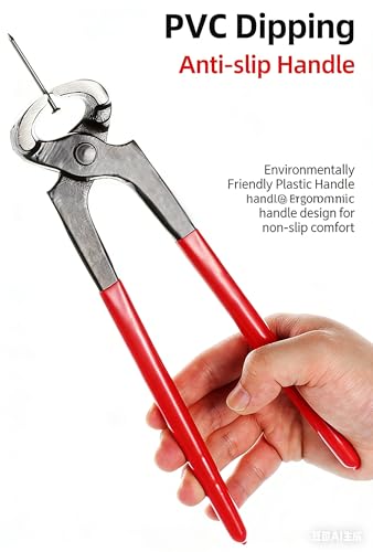 Women's High Heel Repair Tool Kits 6 Inch Nail Puller, Hoof Nipper, High Leverage End Cutting Pliers Steel Wire Cutter, Horse Nail Clipper for Horses,Sheep,Goats,Alpacas