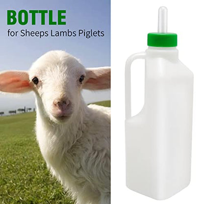 1 Pcs Lamb Calf Goat Feeding Bottle, 850ML Lamb Nursing Goat Calf Milk Water Bottle Piglet Feeding Sheep Milk Bottle for Livestock Farm Animals
