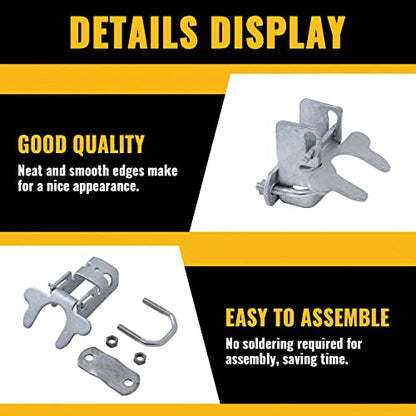VIVIDA 1-3/8" Dog Kennel Latch, Kennel Gate Latch Replacement, 2 PCS - size: 1-3/8" (2 PCS)