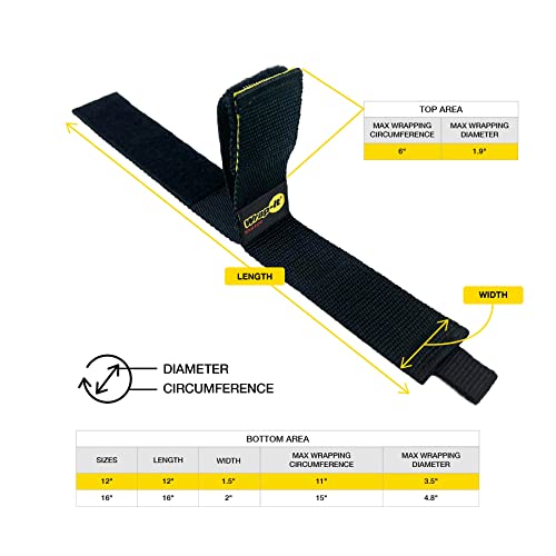 Twin-Straps by Wrap-It Storage - 12" (6-Pack) - size: 12" (6 Pack)