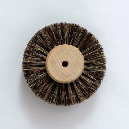 2-Piece Set of Horsehair Brushes, polishing Wheels, Woodworking Furniture, Rotating Drilling Tools (Color: 2-Piece Horsehair Brushes)