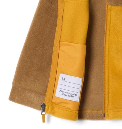 Columbia Youth Steens Mountain II Fleece Jacket - color: Squash/Delta, size: 3-6 Months