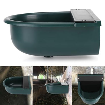 Ejoyous Automatic Water Troughs Livestock, Cattle Water Bowls Poultry Drinking Bowl Adjustable Water Level, for Sheep Goat Horse Dog Water Bowl Trough