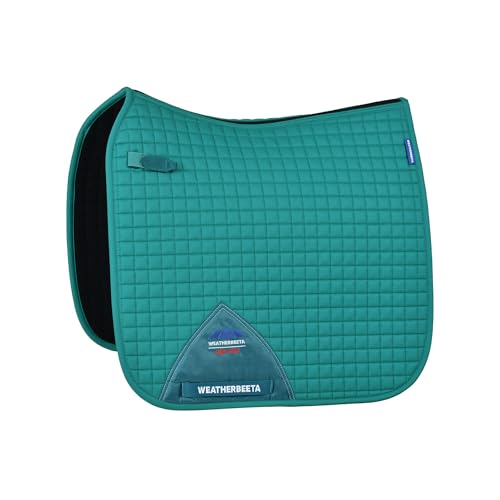 WeatherBeeta Prime Air-Tec Dressage Saddle Pad - color: Dark Turquoise, size: Large
