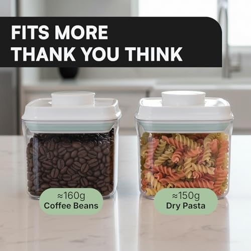 Bop Top Airtight Food Storage Containers | Pop-Top Lid | Multi-Pack - color: Set of 2