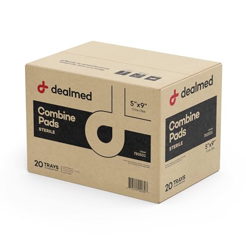 Dealmed Abdominal Pads 5x9 in - Sterile, Non Adherent - 400 Count - size: 5" x 9", style: Case Pack
