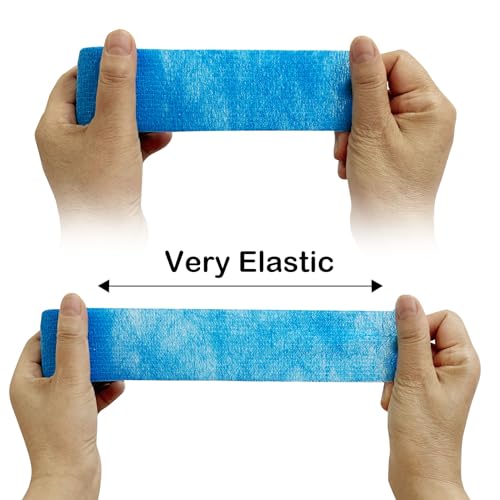 36 PCS Self Adhesive Bandage Wrap 2" X 5 Yards Elastic Cohesive Bandage Wrap Bandage Wrap Rolls Elastic Self-Adherent Tape for Stretch Athletic, Sports, Wrist, Ankle (Skin - color: Skin