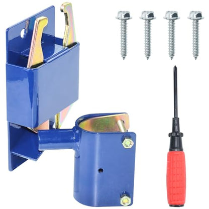 [Upgraded] Blue S16100100 Two Way Gate Latch, Farm Gate Latch - size: A1 1xGate Latch