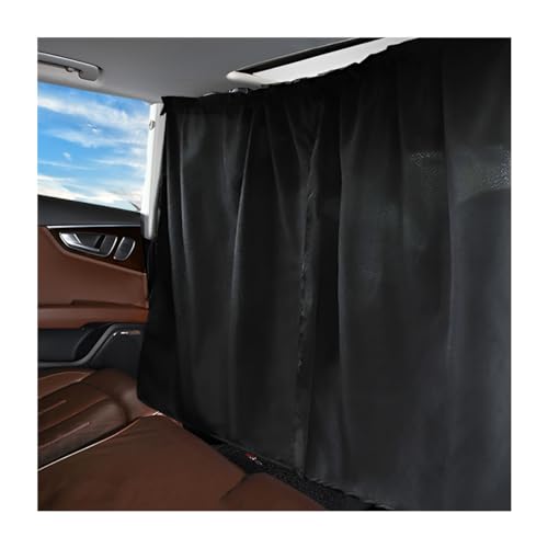 AICEL Car Partition Curtain Privacy Screen, Front Rear Seat Blackout Divider - size: 27.17 x 32.3 inches