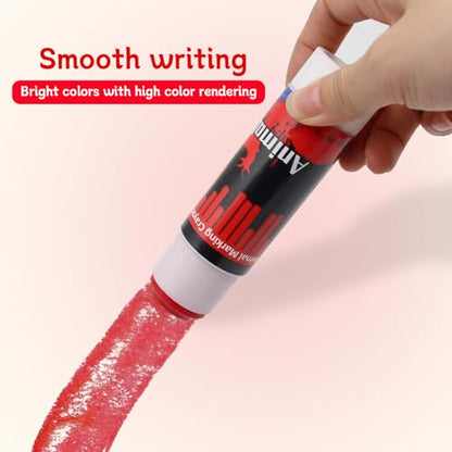 Livestock Marker Crayon,Wet&Dry for Pig Cow Goat,3 Pack,Red Blue Green