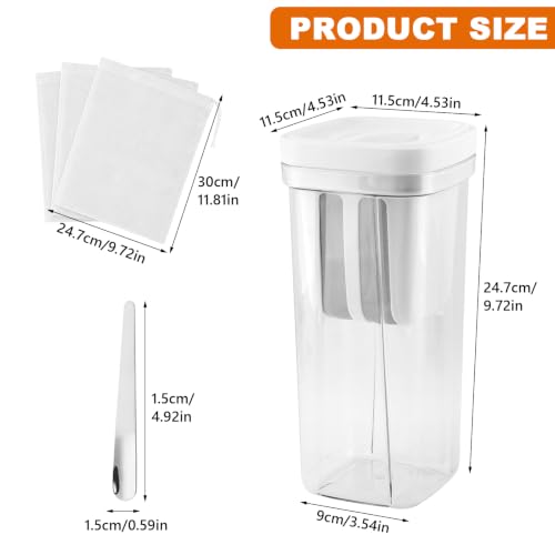 Yogurt Strainer,1800ml Greek Yogurt Strainer,with Stainless Steel Fine Mesh - color: 1800ml