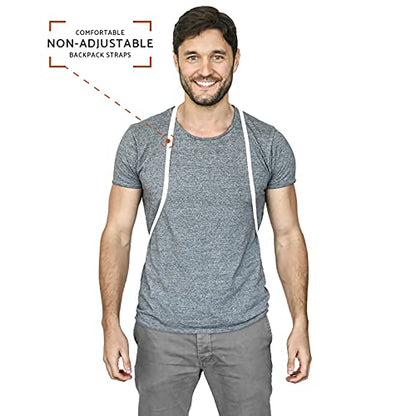 Quikflip 2-in-1 Reversible Backpack Hoodie (As Seen on SHARK TANK) Unisex Full-Zip Hero Hoodie Lite - color: Charcoal, size: Large
