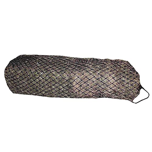 Derby Originals 90" XX-Large Slow Feed Hay Bale Net Holds 1-2 Full Bales of Hay for Horses and Goats - color: Black