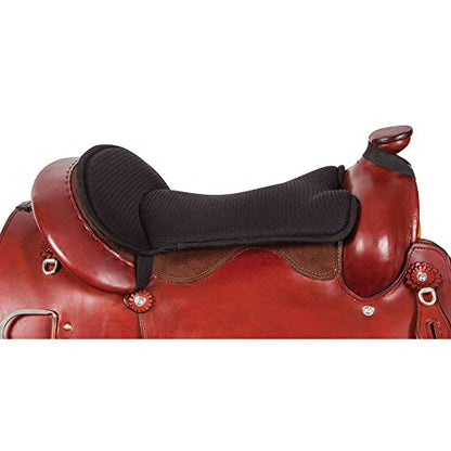 Dura-Tech Airflow Western Seat Cushion | Enhanced Padding for Long Rides | Unique Airflow Material | Secure Reinforced Straps | Retains Shape Over Time