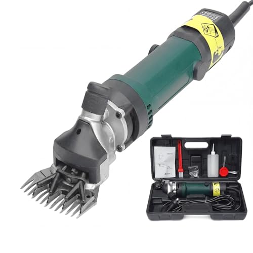 Sheep Shears, 690W Professional Electric Sheep Clippers with 6 Speed, Farm Livestock Clippers Kit Suitable for Thick Coat Animals