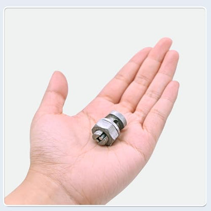 Split Bolts Electrical Fence Connector, 12PCS Wire Join Clamp Split Bolt Wire Connector for Electric Fence Wire, High Tensile Wire, Polywire, Jumper & Underground Cable (Hex Nut for Tight Grip)