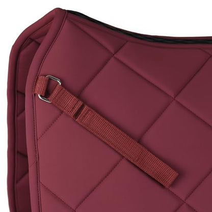 WeatherBeeta Soft Shell Pro 3D Air-Tec Dressage Saddle Pad - color: Burgundy