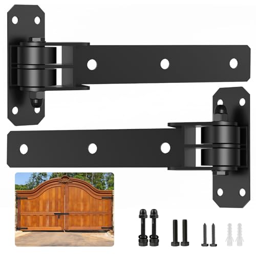 Heavy Duty Gate Hinges, 900 Lbs Capacity and Sealed Built-in Ball Bearings