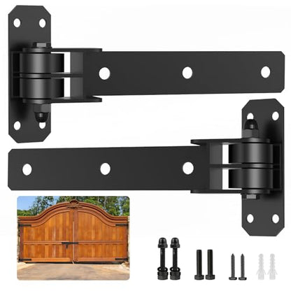 Heavy Duty Gate Hinges, 900 Lbs Capacity and Sealed Built-in Ball Bearings